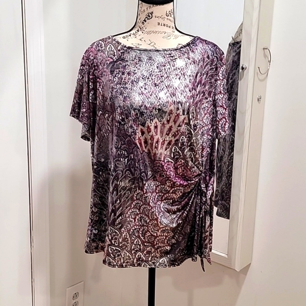 Bohemian CB established in 1962 Woman's Blouse 2x
